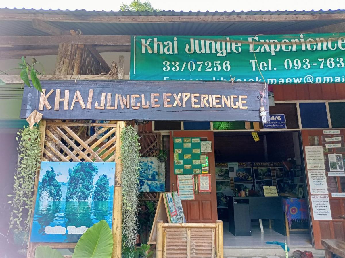 Ferienwohnung Khai Jungle Experience Camp & Tour Khao Sok National Park Exterior foto